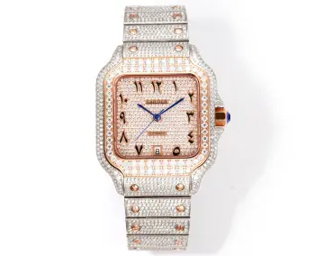 Starry Sky Moissanite Version Watch Men s Mechanical Watch Replica Cartier Mens Watches