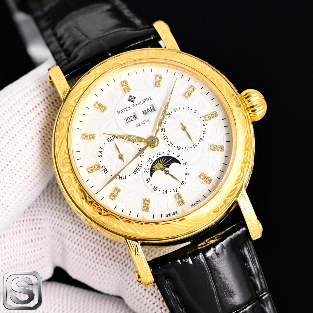 PATEK PHILIPPE Perpetual calendar function watch Men s mechanical watch