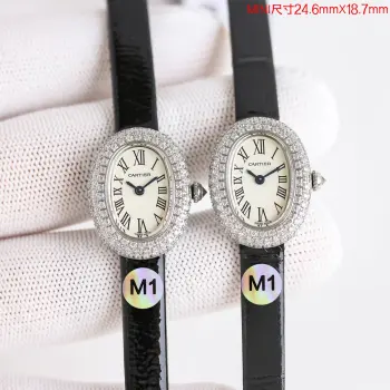 Cartier classic Roman numeral watch women s quartz watch Replica Cartier Ladies Watches