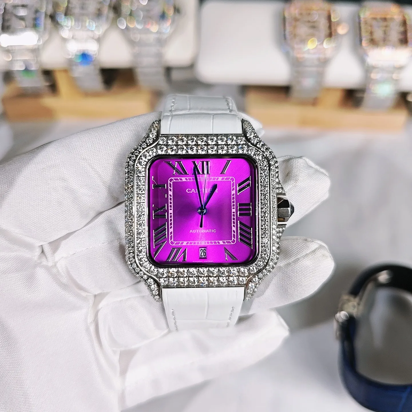 Cartier Starry Sky Moissanite Version Watch Men s Mechanical Watch Cartier Starry Sky Moissanite Version Watch Men s Mechanical Watch