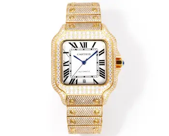 Starry Sky Moissanite Version Watch Men s Mechanical Watch Replica Cartier Mens Watches