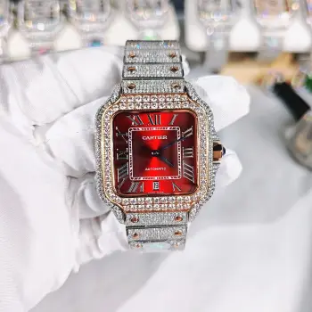 Starry Sky Moissanite Version Watch Men s Mechanical Watch Replica Cartier Mens Watches