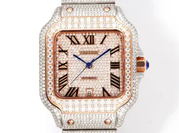 Starry Sky Moissanite Version Watch Men s Mechanical Watch Replica Cartier Mens Watches