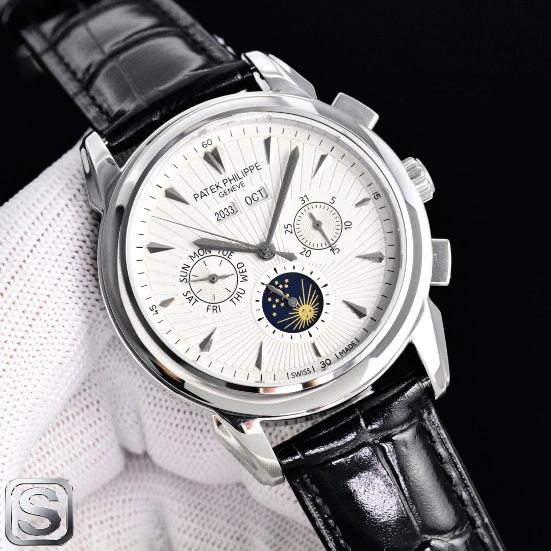 PATEK PHILIPPE Perpetual calendar wristwatch Men s mechanical wristwatch