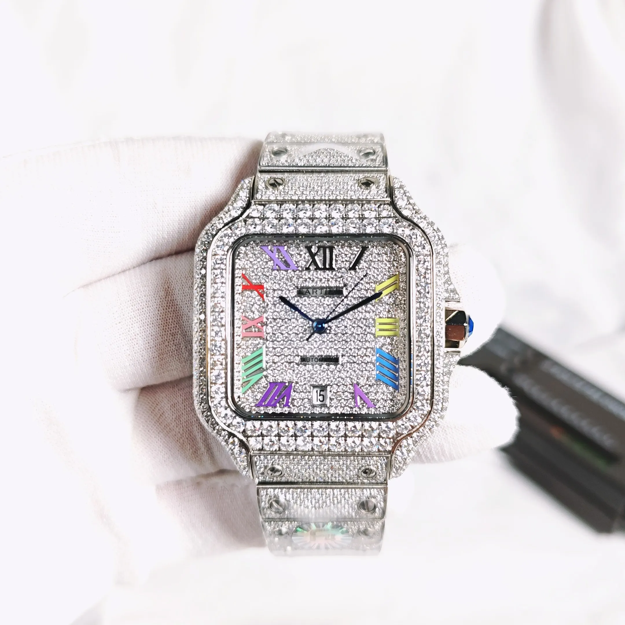 Cartier Starry Sky Moissanite Version Watch Men s Mechanical Watch Cartier Starry Sky Moissanite Version Watch Men s Mechanical Watch