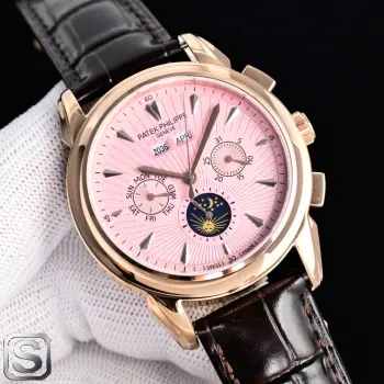 Perpetual calendar wristwatch Men s mechanical wristwatch Replica PATEK PHILIPPE Mens Watches