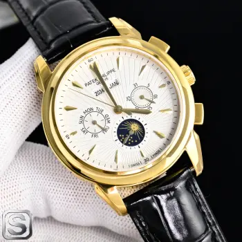 Perpetual calendar wristwatch Men s mechanical wristwatch Replica PATEK PHILIPPE Mens Watches