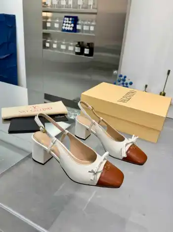 New Sheepskin Shoes Women s Leather Shoes Replica Valentino Garavani Womens Pumps and Heels