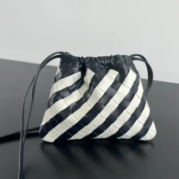 816987 Color Matching Drawstring Trash Bag Women s Shoulder Bag Replica Bottega Veneta womens bags