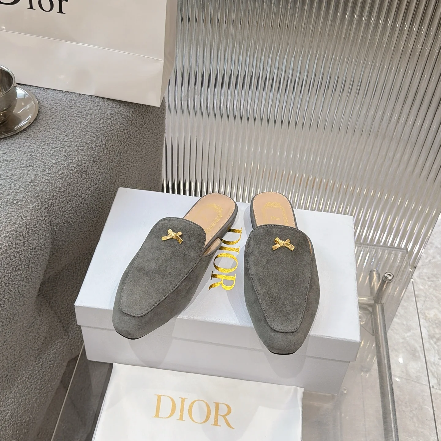 Dior Flat sheepskin slippers Women s slippers Dior Flat sheepskin slippers Women s slippers