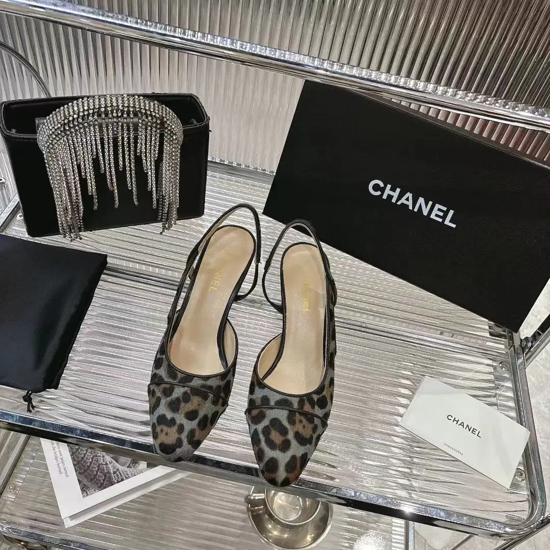 Chanel Classic Double C Logo Chain Shoes Women s High Heels Chanel Classic Double C Logo Chain Shoes Women s High Heels