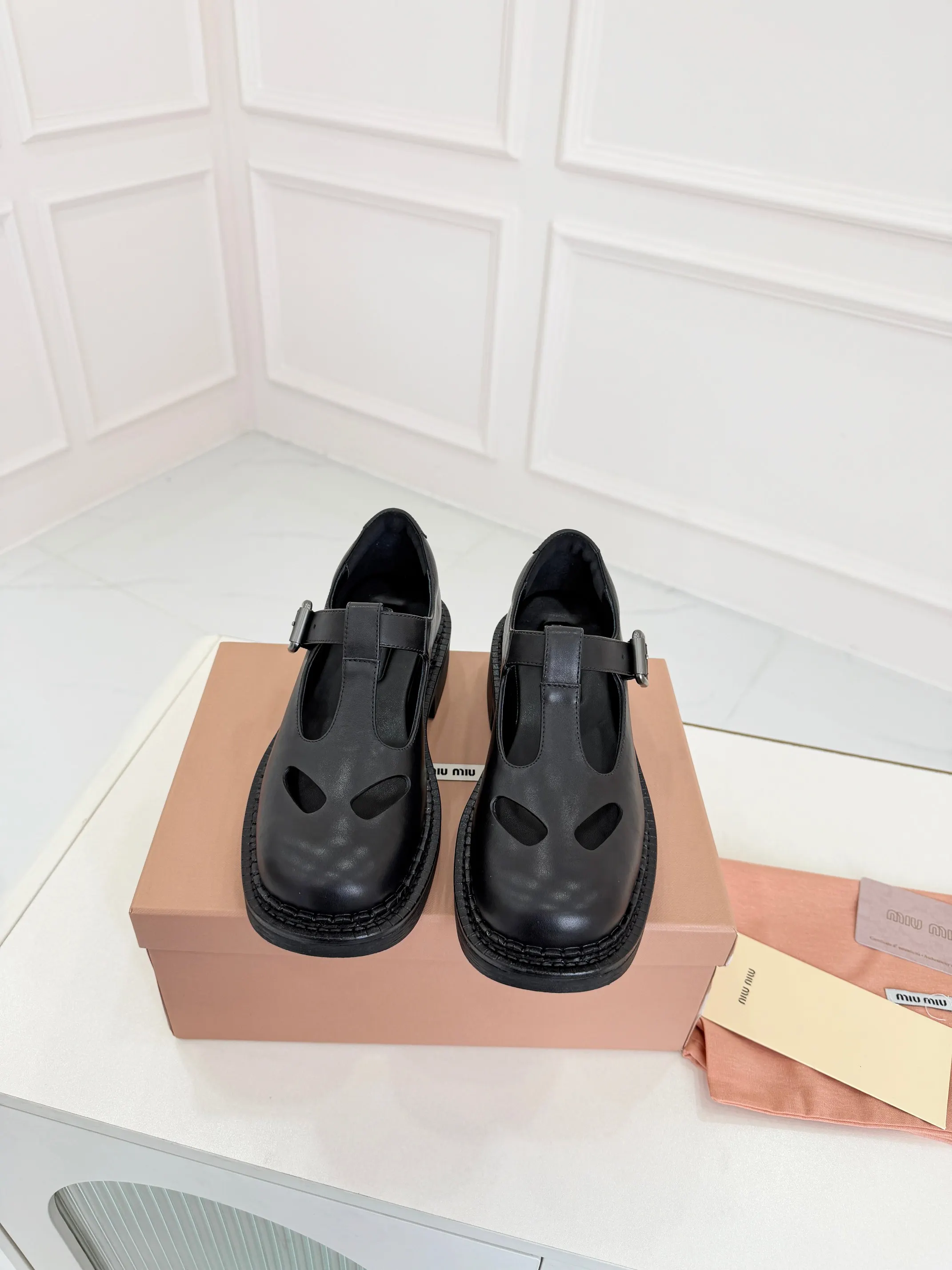 MIU MIU Versatile Casual Loafers Women s Loafers