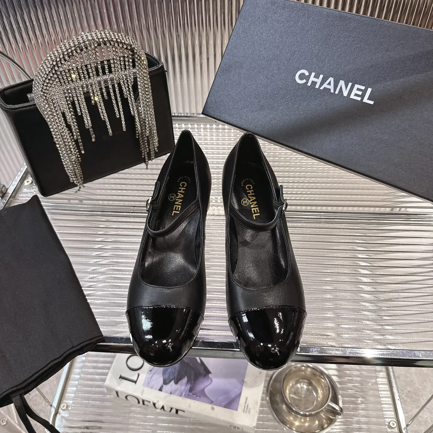 Chanel l Round toe and Mary Jane shoes women s leather shoes Chanel l Round toe and Mary Jane shoes women s leather shoes