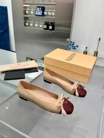 New Sheepskin Shoes Women s Leather Shoes Replica Valentino Garavani Womens Pumps and Heels