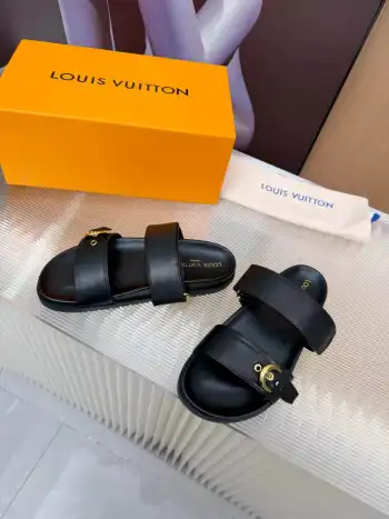 Louis Vuitton new shoes women s slippers Replica Louis Vuitton Womens Sandals and Slides