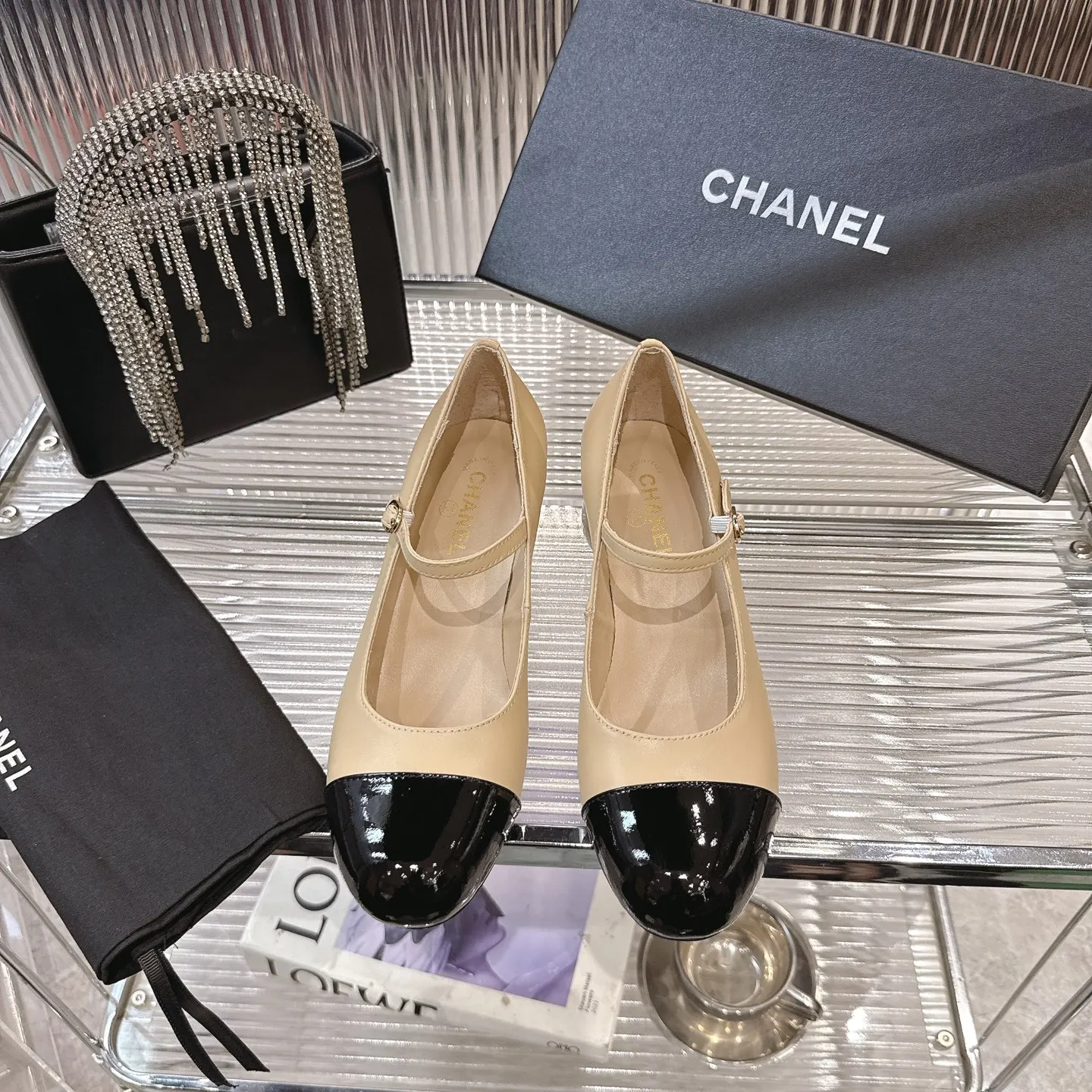 Chanel l round ball and Mary Jane shoes women s leather shoes Chanel l round ball and Mary Jane shoes women s leather shoes