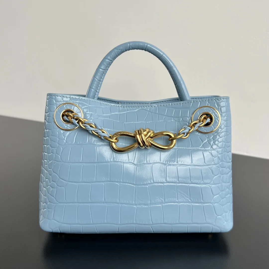 Bottega Veneta 773733 Crocodile Pattern Shoulder Bag Women s Crossbody Bag