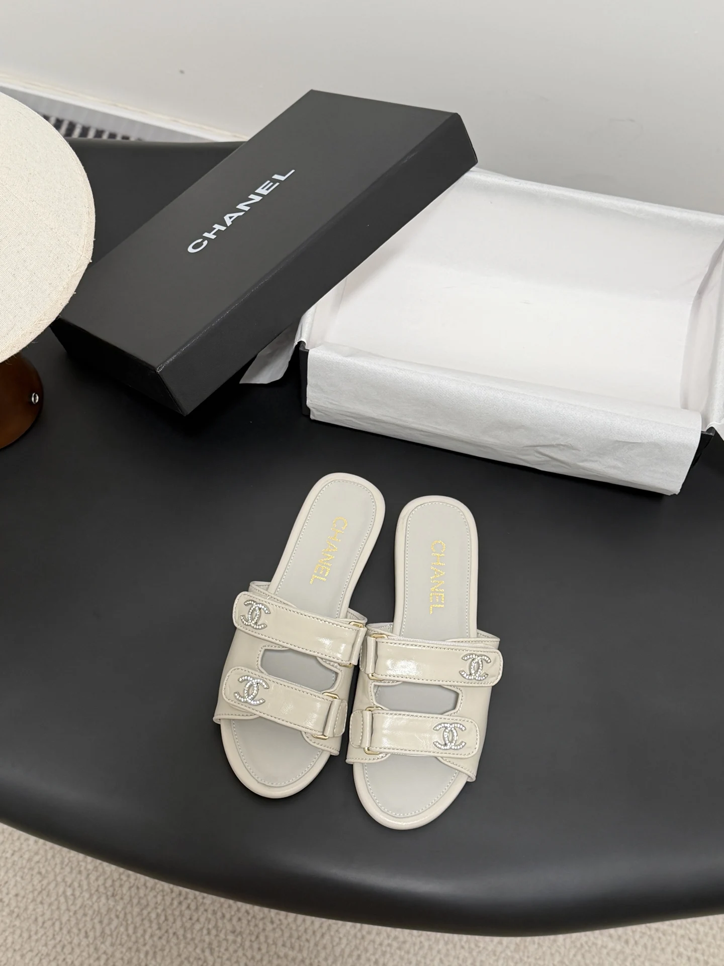 Chanel Classic Double C Buckle Slippers Women s Slippers Chanel Classic Double C Buckle Slippers Women s Slippers