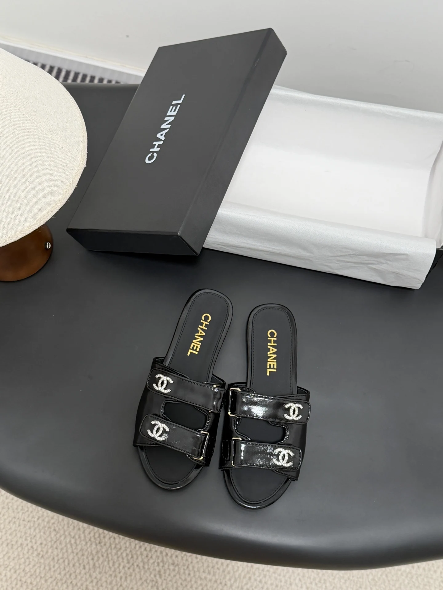 Chanel Classic Double C Buckle Slippers Women s Slippers Chanel Classic Double C Buckle Slippers Women s Slippers