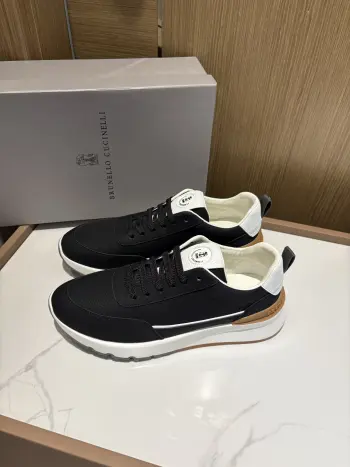 Lychee pattern low-top sports shoes men s sports shoes Replica Brunello Cucinelli Mens Sneakers