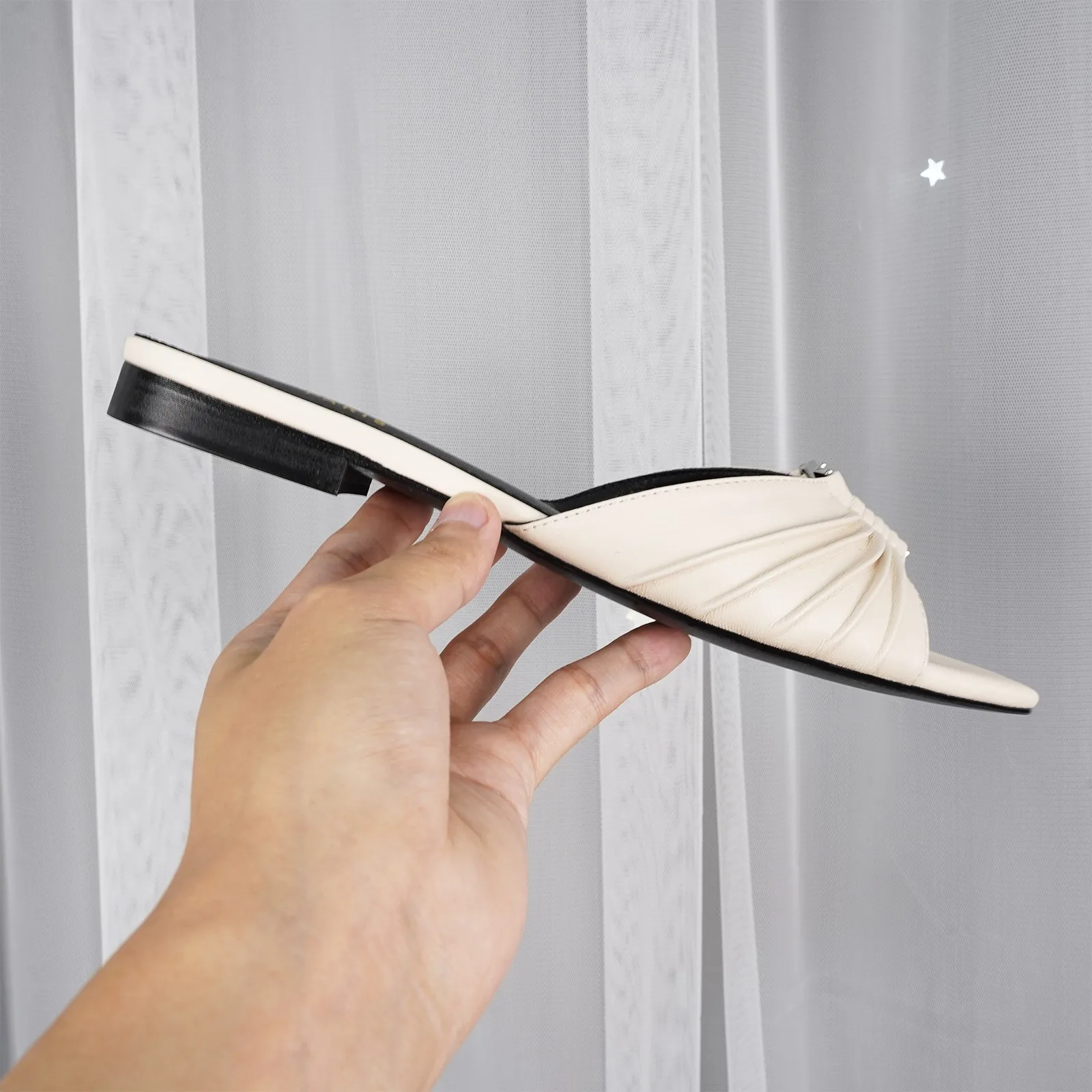 SAINT LAURENT Summer Cool Popular High Heels Women s Slippers SAINT LAURENT Summer Cool Popular High Heels Women s Slippers