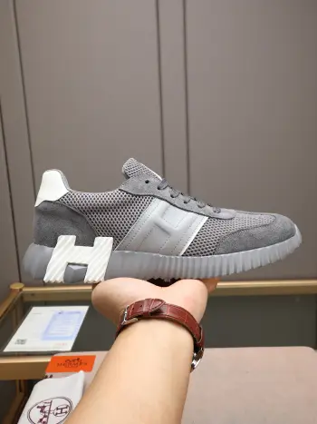 Color-blocking sneakers Men s sports shoes Replica Hermes Mens Sneakers