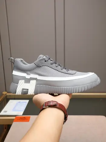 Color-blocking sneakers Men s sports shoes Replica Hermes Mens Sneakers