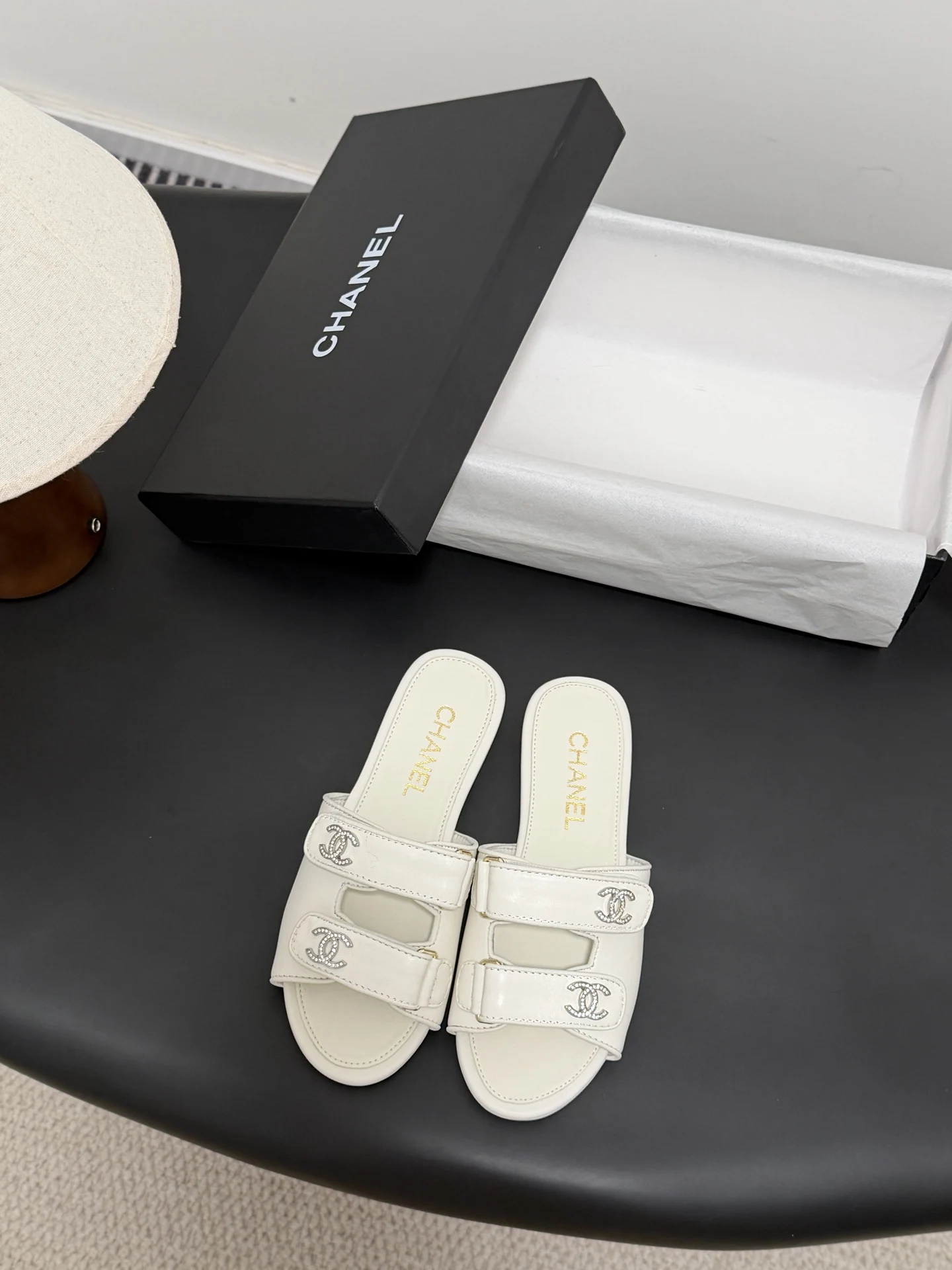 Chanel Classic Double C Buckle Slippers Women s Slippers