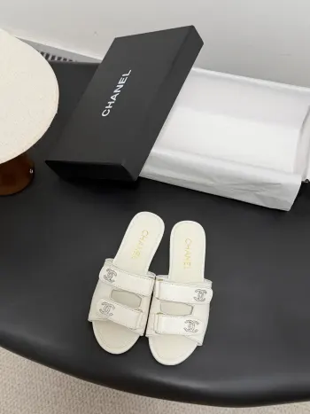 Classic Double C Buckle Slippers Women s Slippers Replica Chanel Womens Sandals and Slides