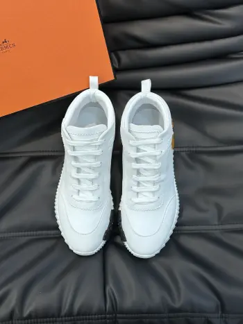Cowhide sports shoes men s sports shoes Replica Hermes Mens Sneakers