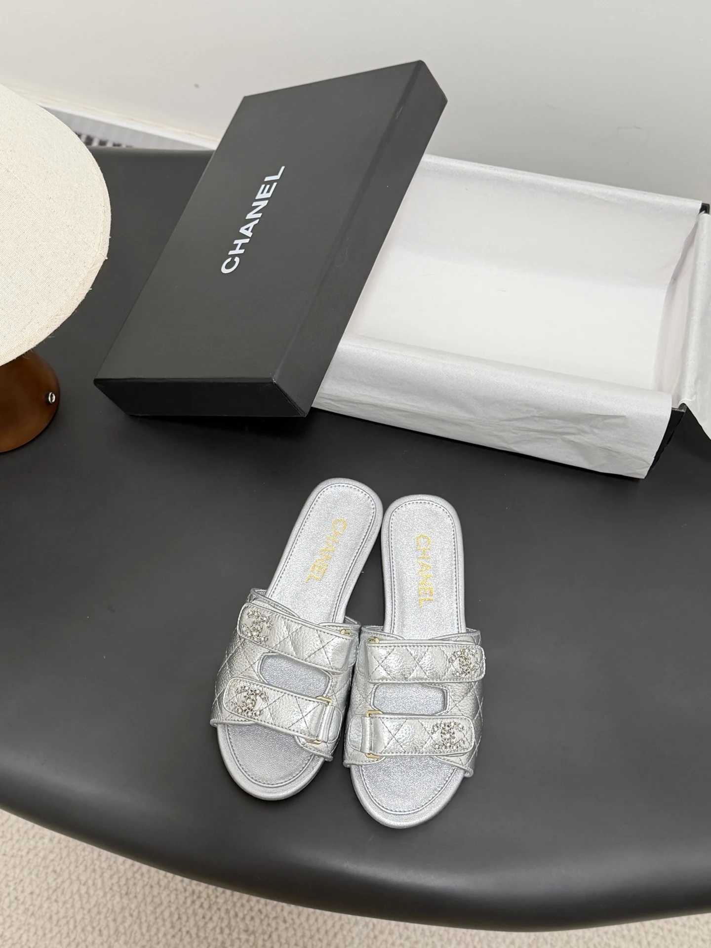 Chanel Classic Double C Buckle Slippers Women s Slippers Chanel Classic Double C Buckle Slippers Women s Slippers