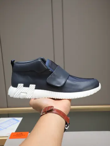 First layer cowhide sports shoes men s casual shoes Replica Hermes Mens Sneakers