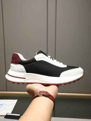 Matte拼进口防水运动鞋 Men s Sports Shoes Replica Loro Piana Mens Sneakers