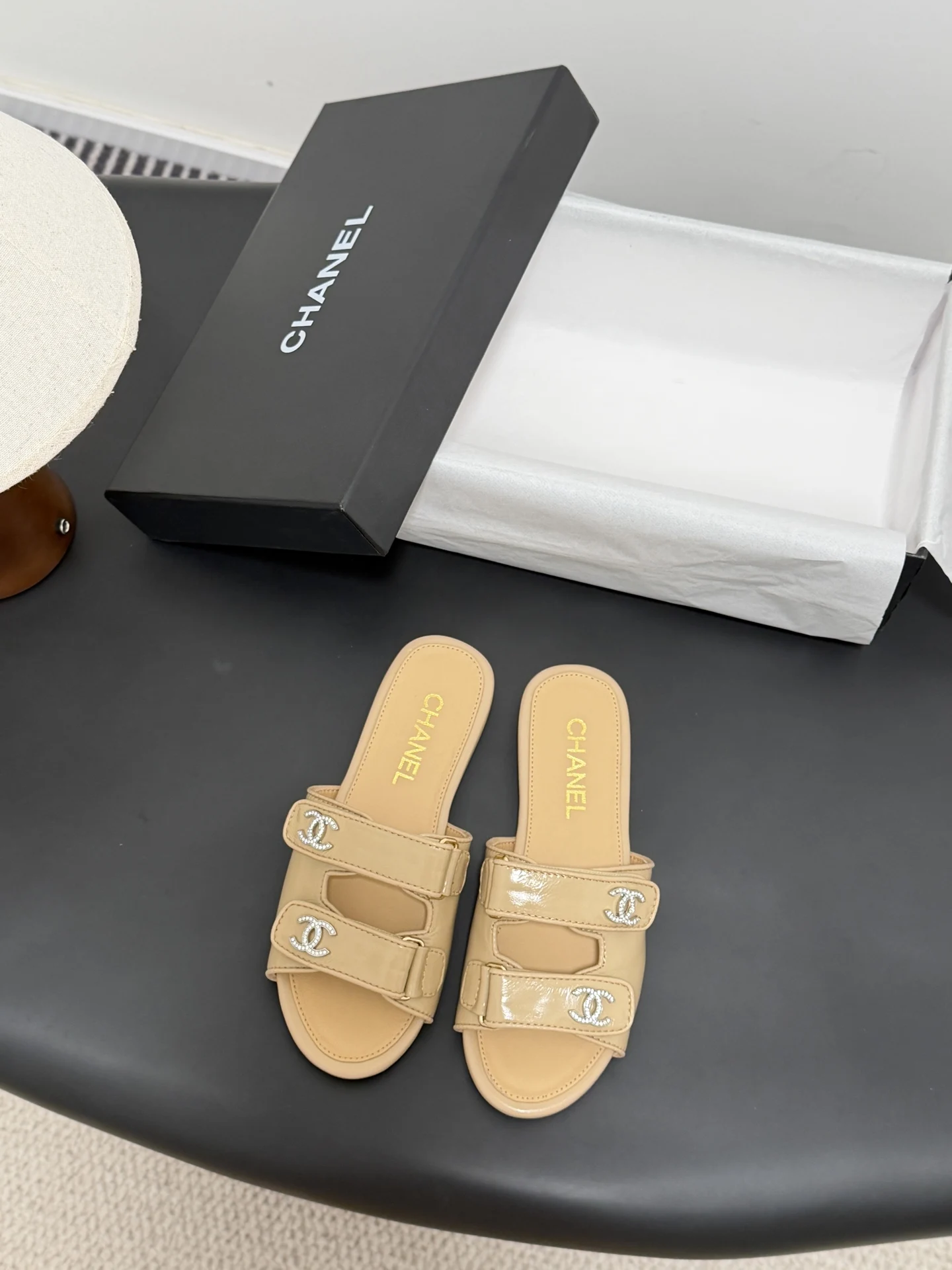 Chanel Classic Double C Buckle Slippers Women s Slippers