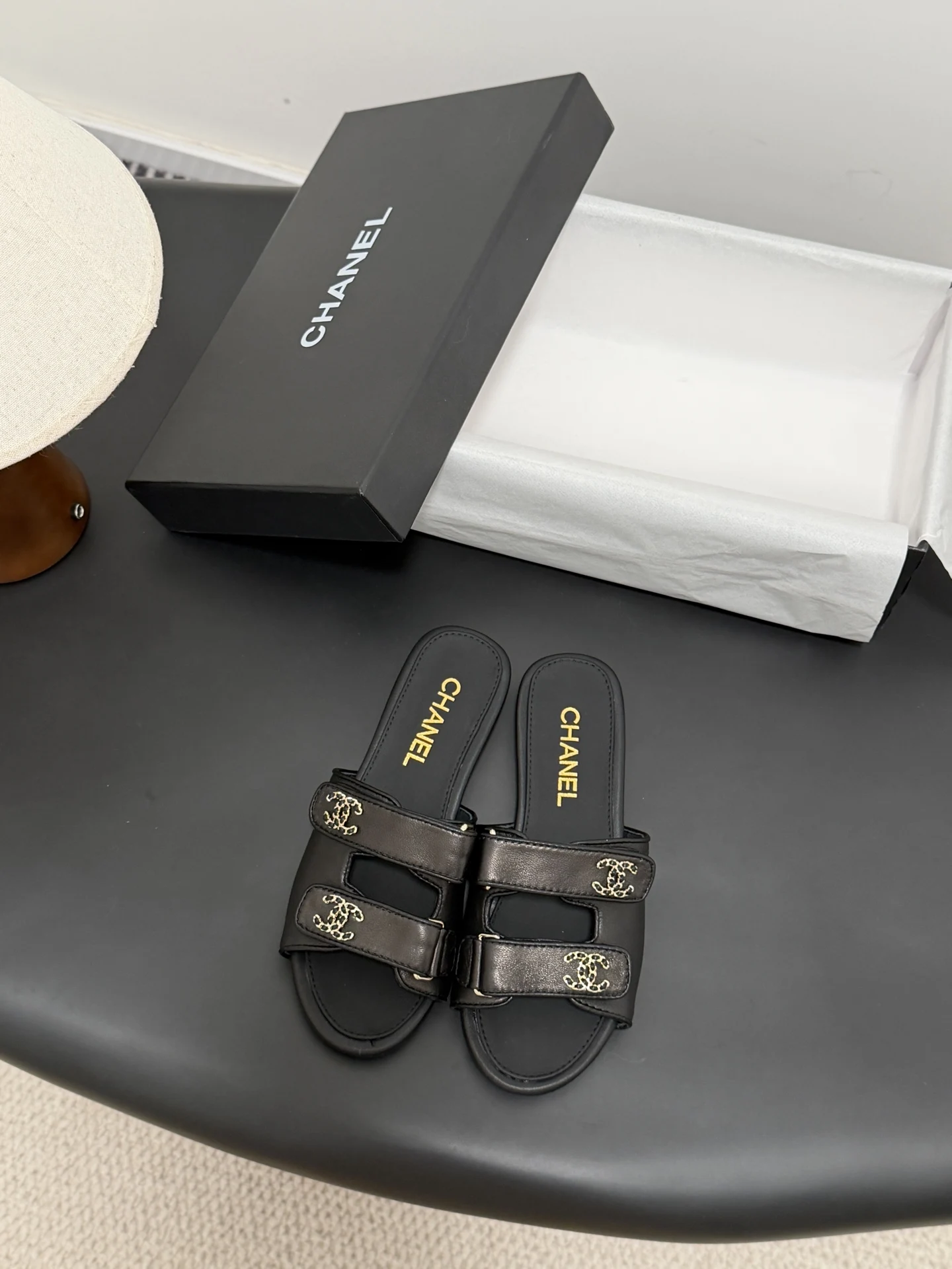 Chanel Classic Double C Buckle Slippers Women s Slippers Chanel Classic Double C Buckle Slippers Women s Slippers