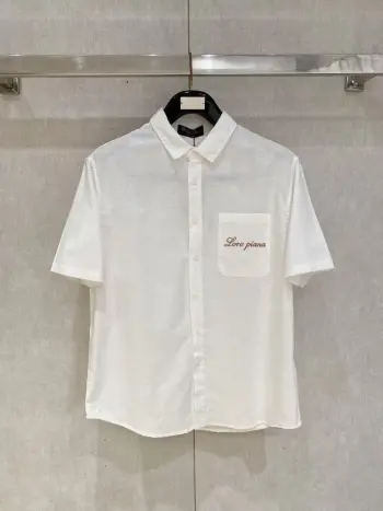 Tencel Linen Old Money Style Shirt Replica Loro Piana Shirts