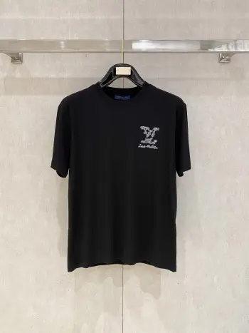 New Original Men s Casual Basic Short Sleeve T-Shirt Replica Louis Vuitton Tshirts and Polos