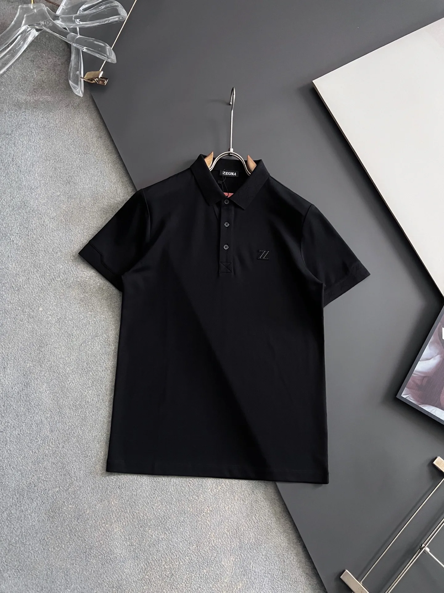 Zegna Spring and summer new men s short-sleeve Polo shirt