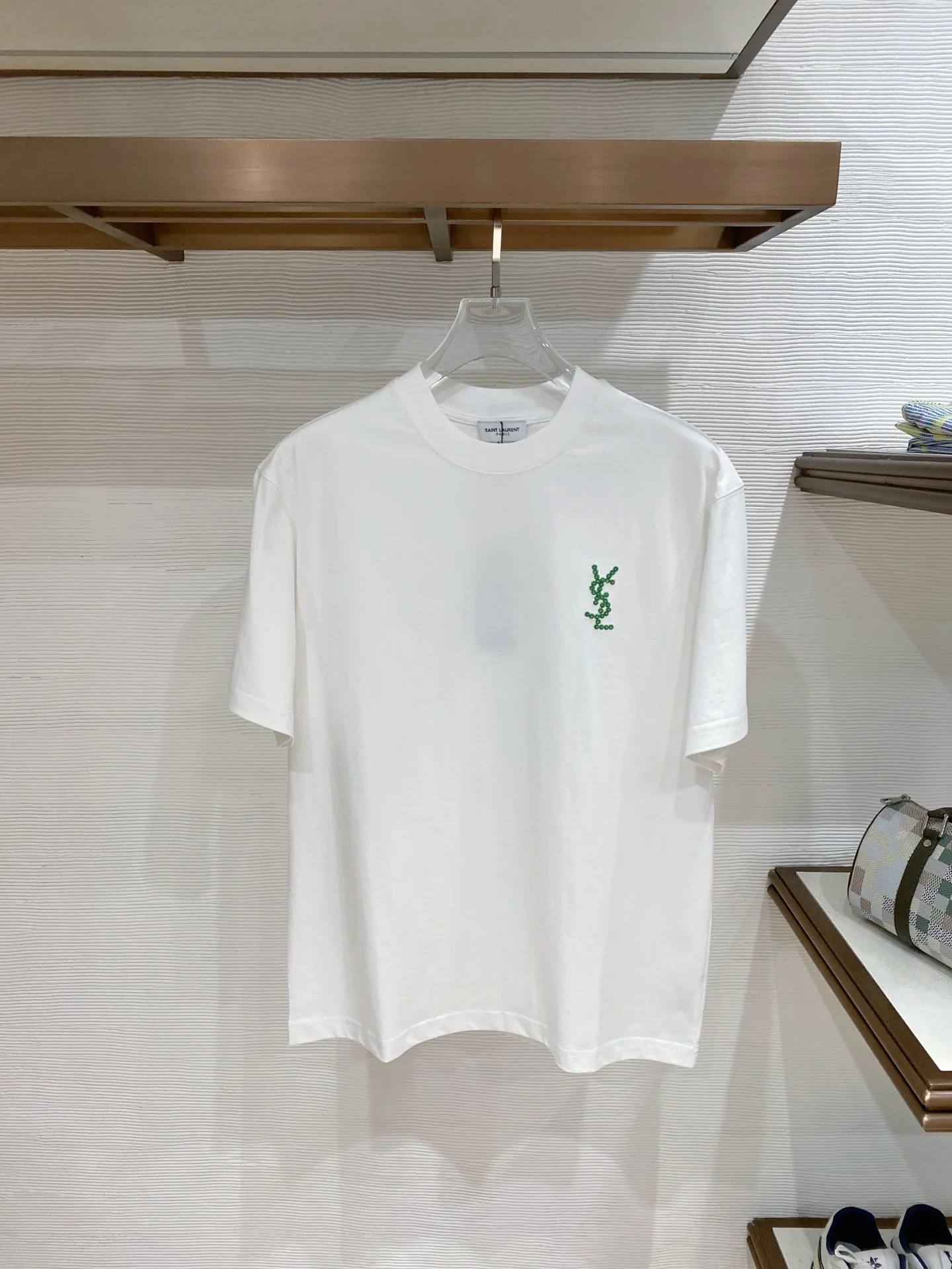 SAINT LAURENT Latest men s short-sleeve round-neck T-shirt SAINT LAURENT Latest men s short-sleeve round-neck T-shirt