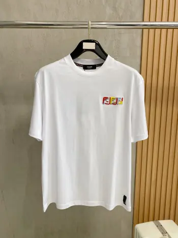 Xinjiang long-staple cotton men s short-sleeve T-shirt Replica Fendi Tshirts and Polos