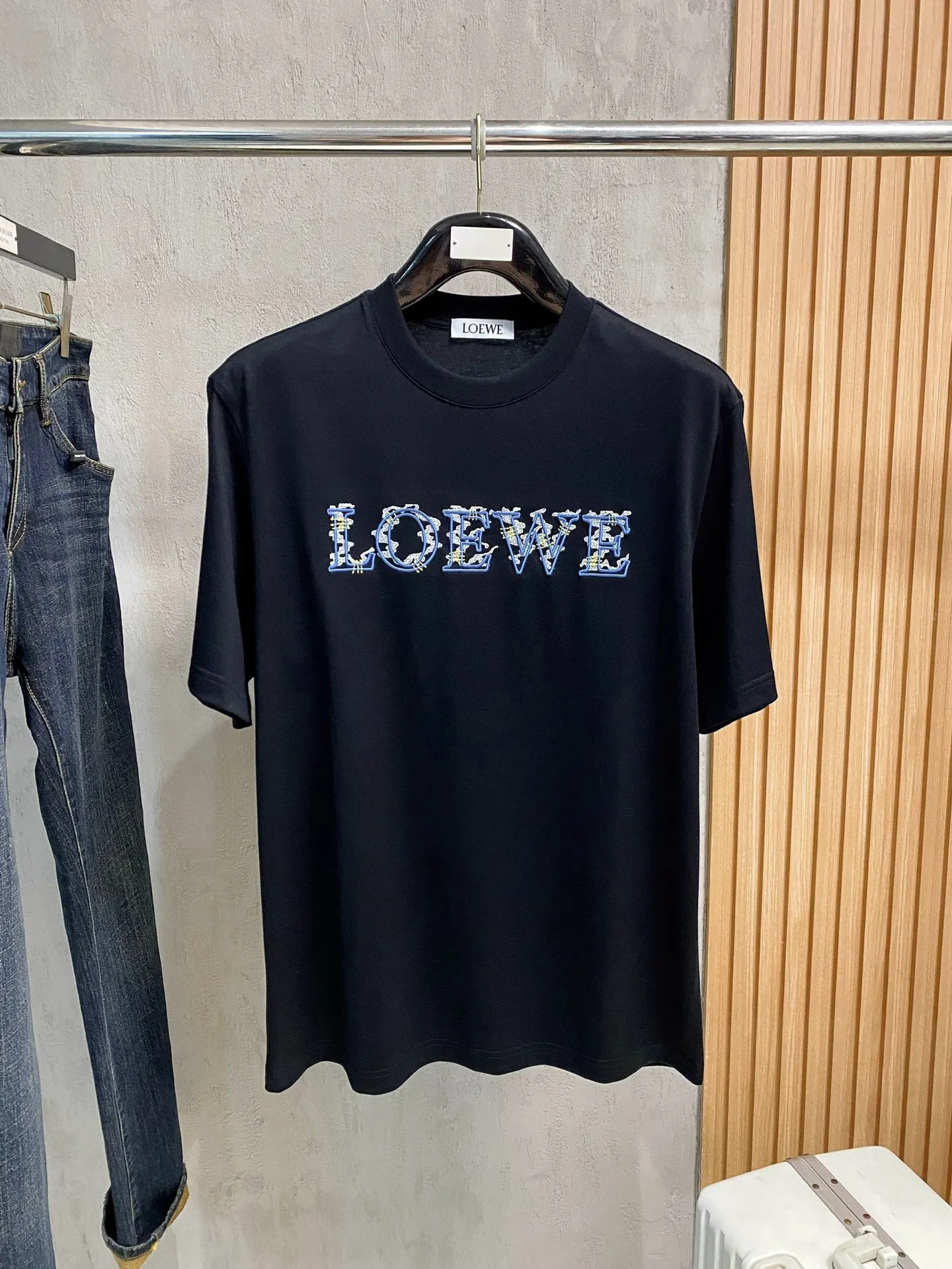 Loewe Xinjiang long-staple cotton men s short-sleeve T-shirt Loewe Xinjiang long-staple cotton men s short-sleeve T-shirt