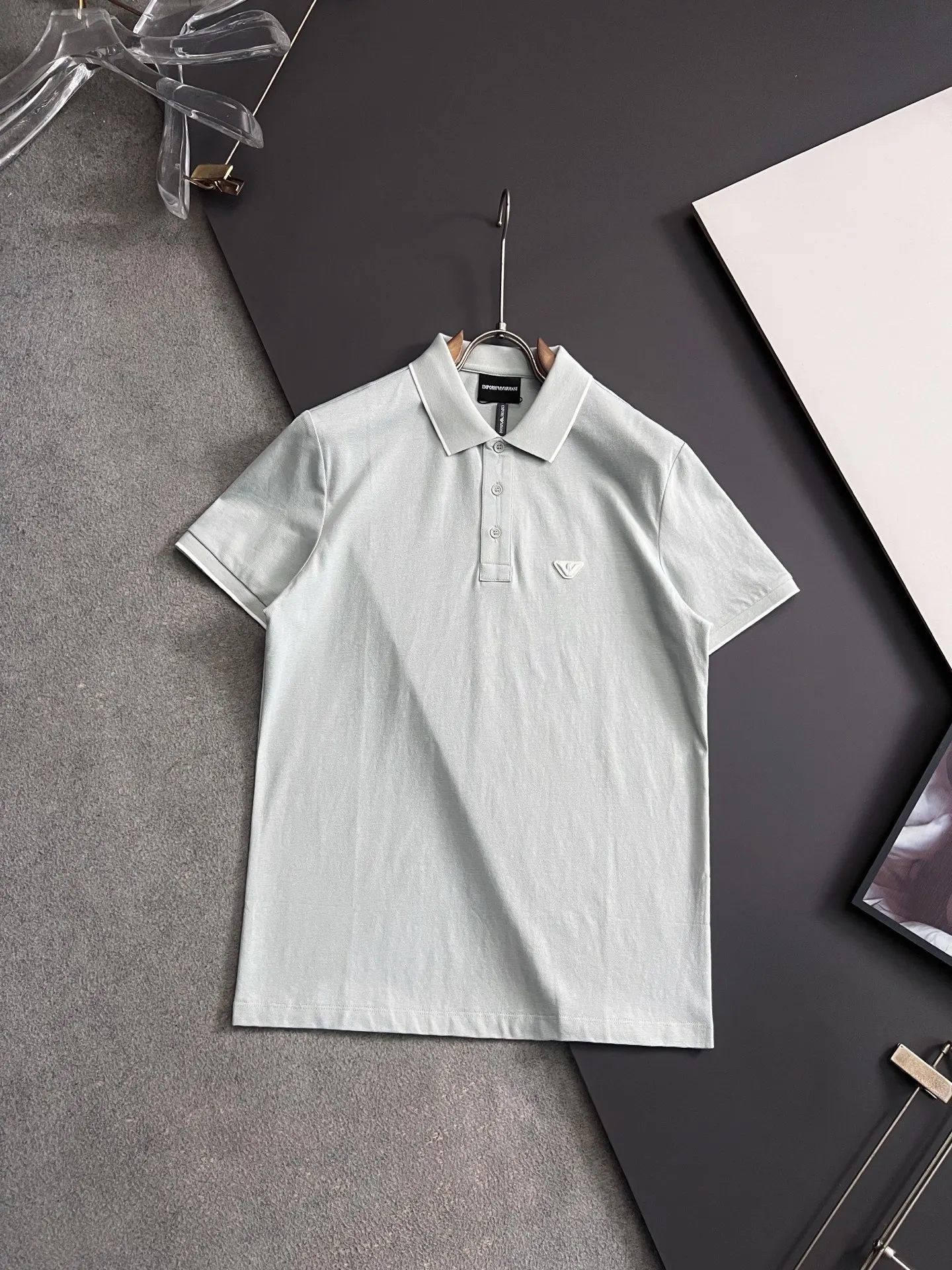 Armani Spring and summer new men s short-sleeve Polo shirt