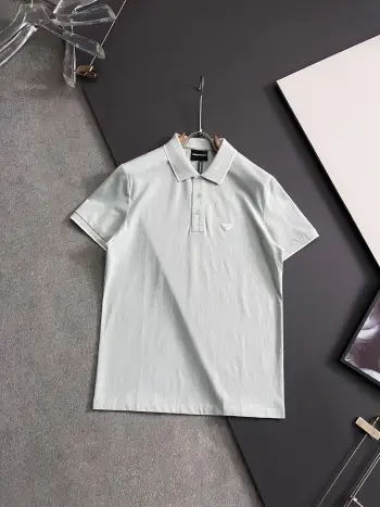 Spring and summer new men s short-sleeve Polo shirt Replica Armani Tshirts and Polos