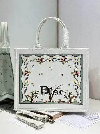 1286 Pattern Mixed Shopping Bag Women s Tote Bag Replica Dior womens bags