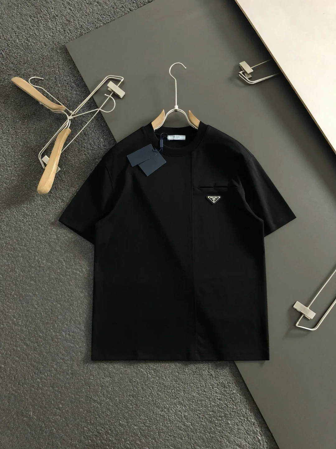 Prada Men s Spring/Summer Letter Print Short Sleeve