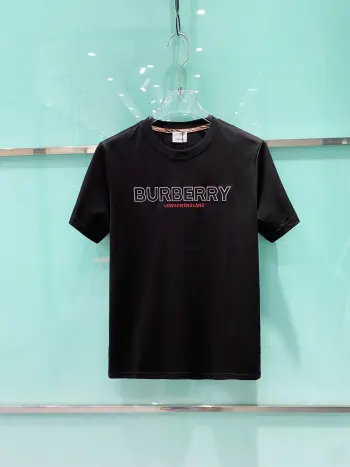 New style latest short-sleeve round-neck T-shirt Replica Burberry Tshirts and Polos