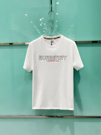 New style latest short-sleeve round-neck T-shirt Replica Burberry Tshirts and Polos