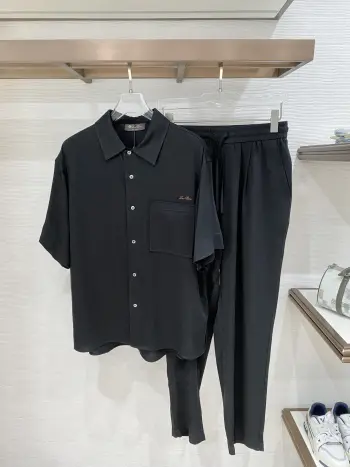 Spring Suit Men s Short Sleeve Set Replica Loro Piana Tshirts and Polos