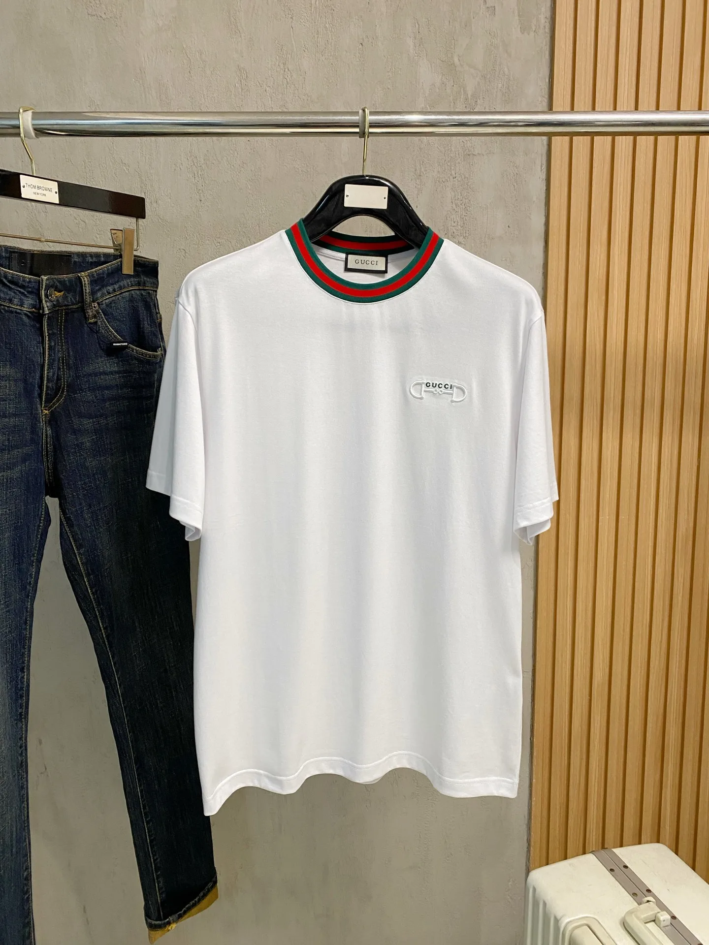 Gucci Xinjiang long-staple cotton men s short-sleeve T-shirt