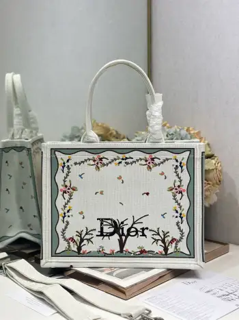 1286 Pattern Mixed Shopping Bag Women s Shoulder Bag Replica Dior womens bags